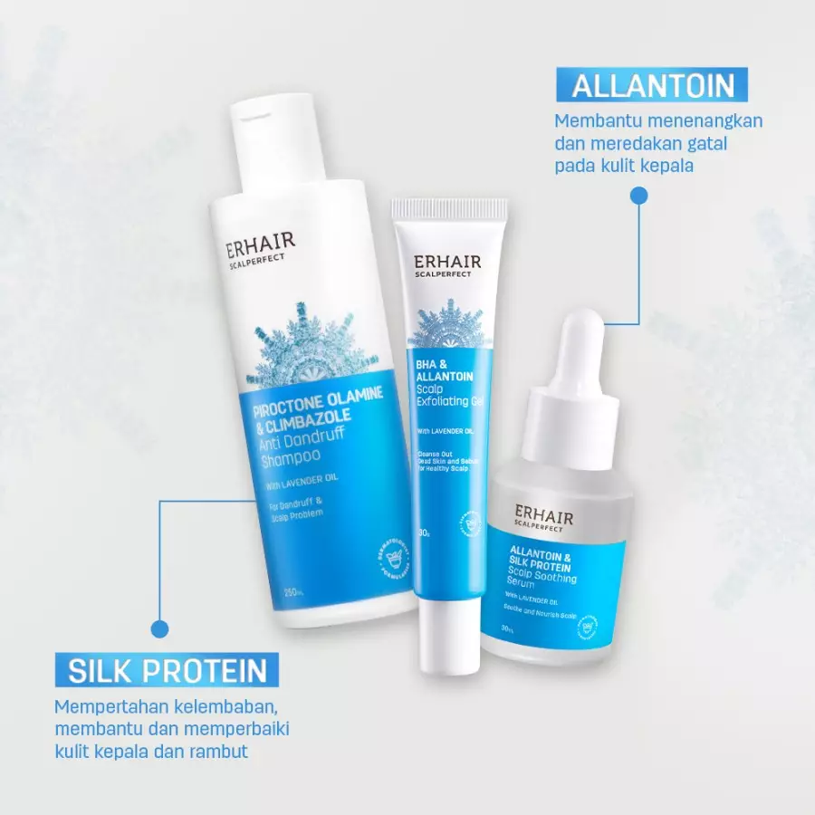 ERHAIR Dear Super Ketombe, Bye! 370ml - Perawatan Rambut Ketombe