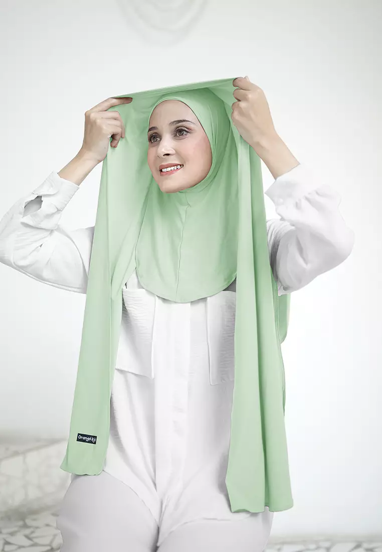 Cotton Bee - Pashmina Instan Freeya Curve Leher Jersey 