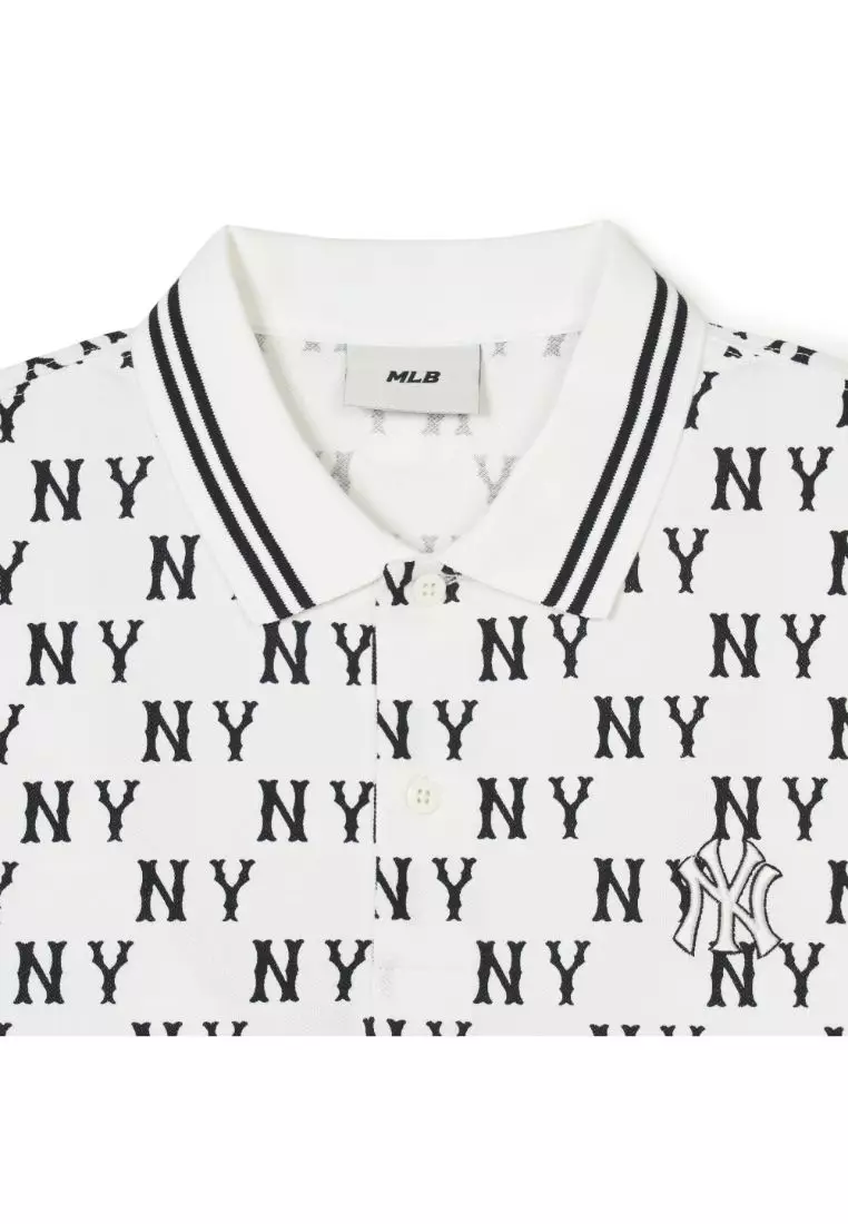 CLASSIC MONOGRAM ALL OVER POLO T-SHIRTS NEW YORK YANKEES