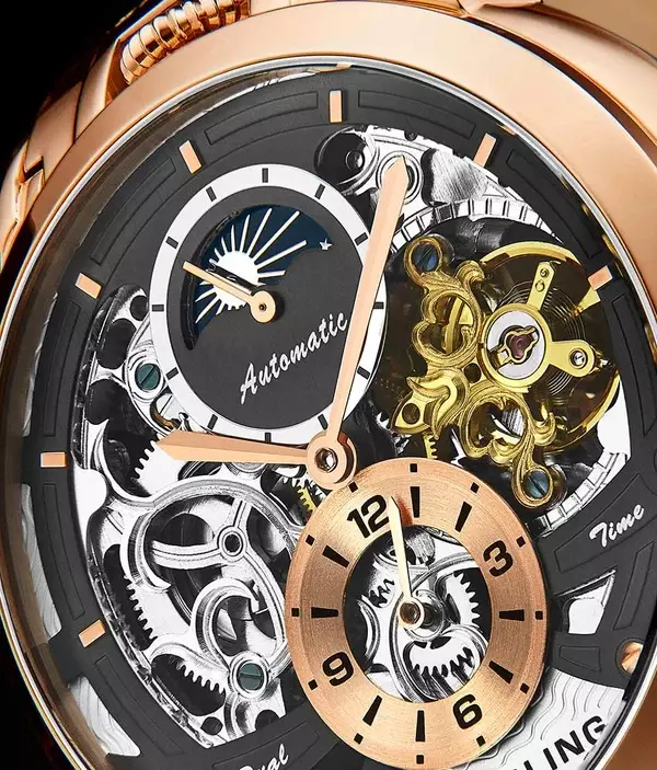 Jam Tangan Pria Automatic Stuhrling Menai 906-04 47mm