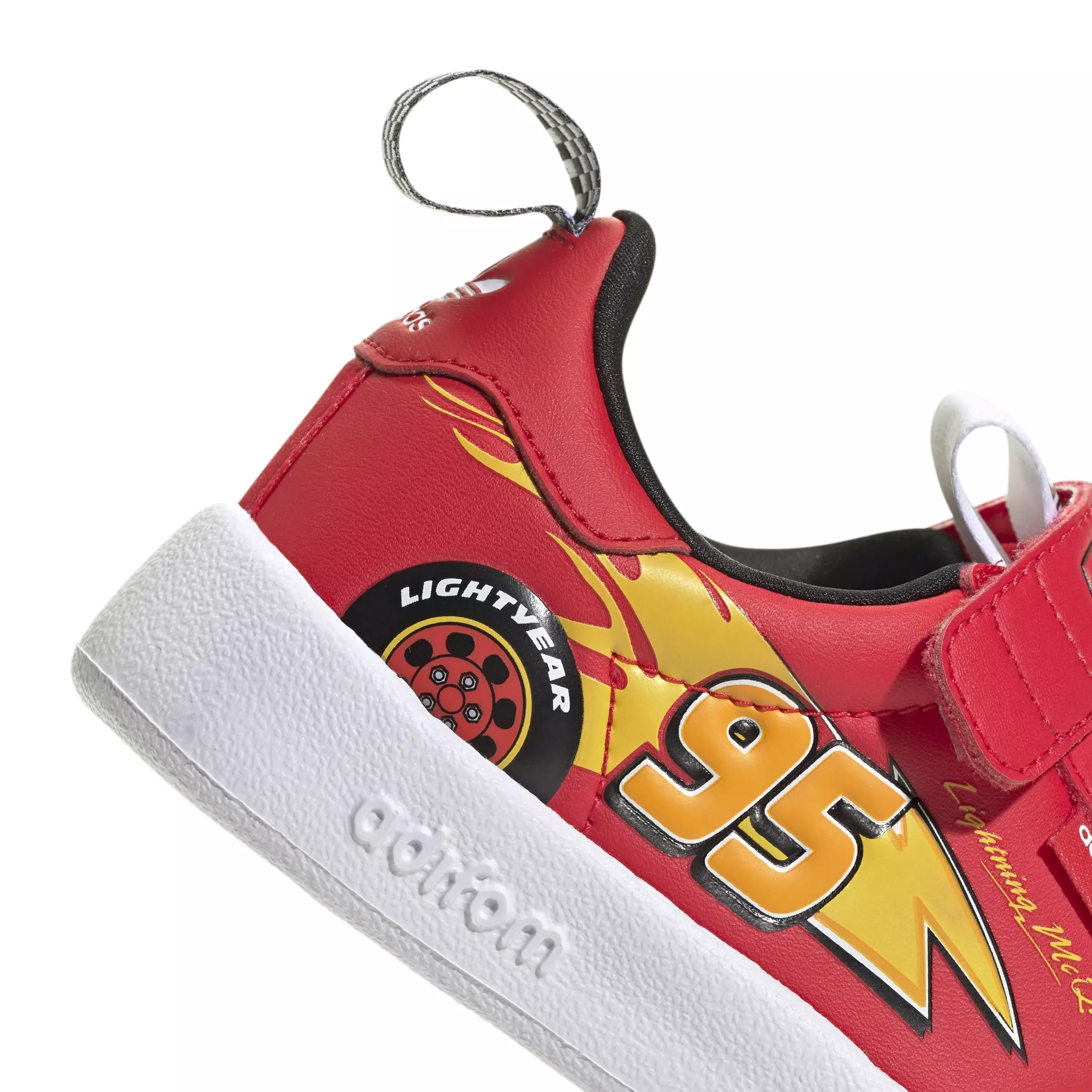 ADIDAS Pixar Cars Adifom Superstar 360 C JR3752 - Sepatu Anak (Merah)