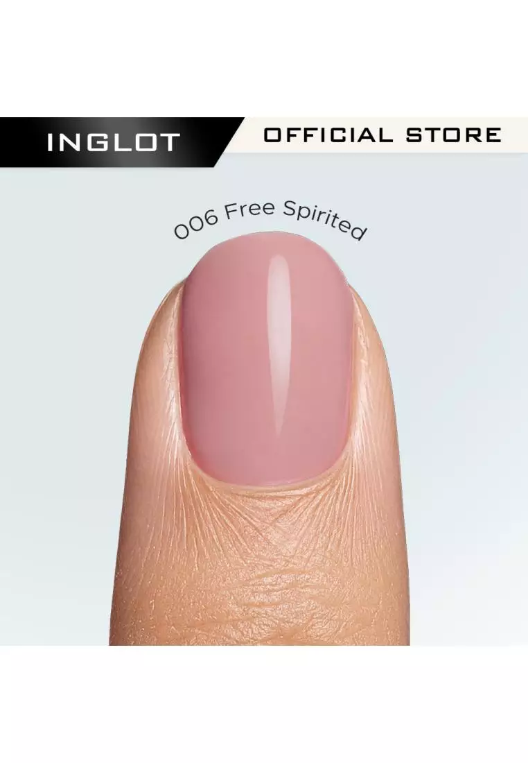 INGLOT Natural Origin Nail Polish Free-Spirited 006 - Kutek Breathable, Vegan, 8 ml
