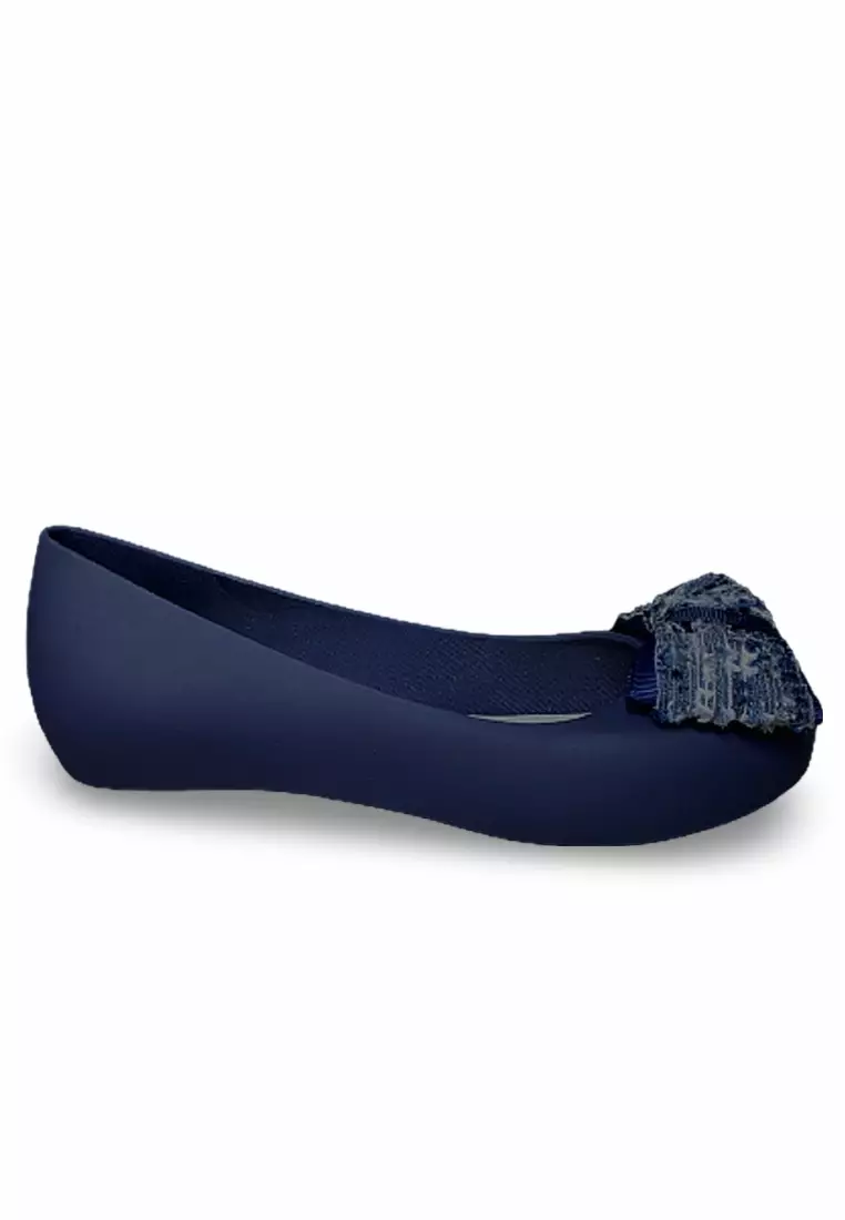 Discount on Halo  shoes - SKU: Bow Waterproof Jelly Flats Shoes