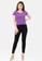 MKY CLOTHING purple Button Basic Blouse in Purple 1BDE9AA3D534F3GS_4