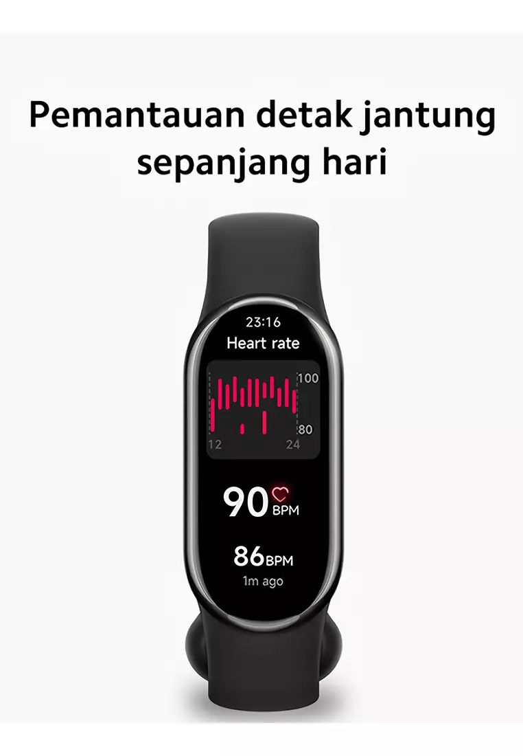 Xiaomi Smart Band 8 | AMOLED 1.62" 60Hz Daya - Graphite Black