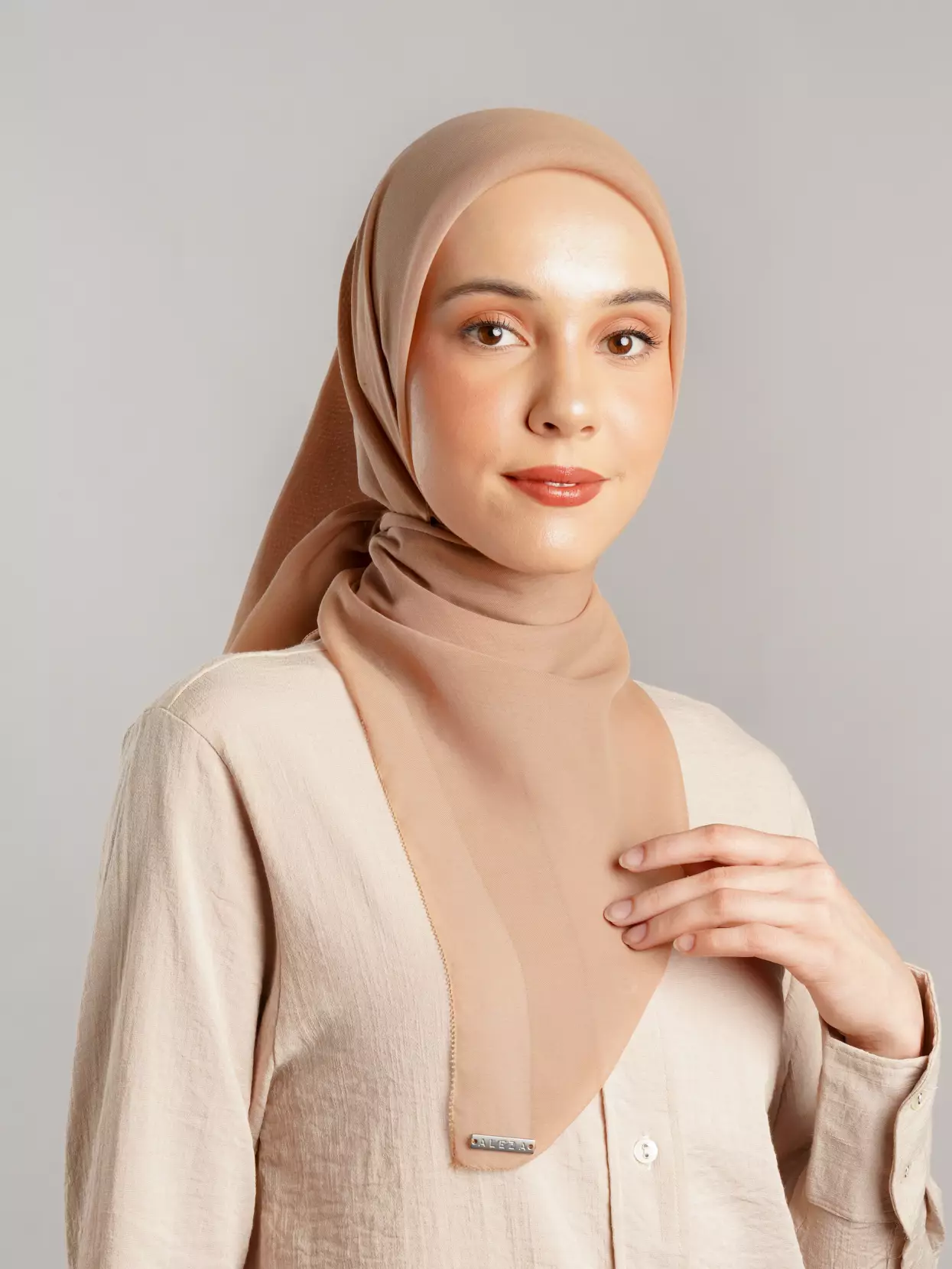 Aleza - Cendric Scarves Goldbrown
