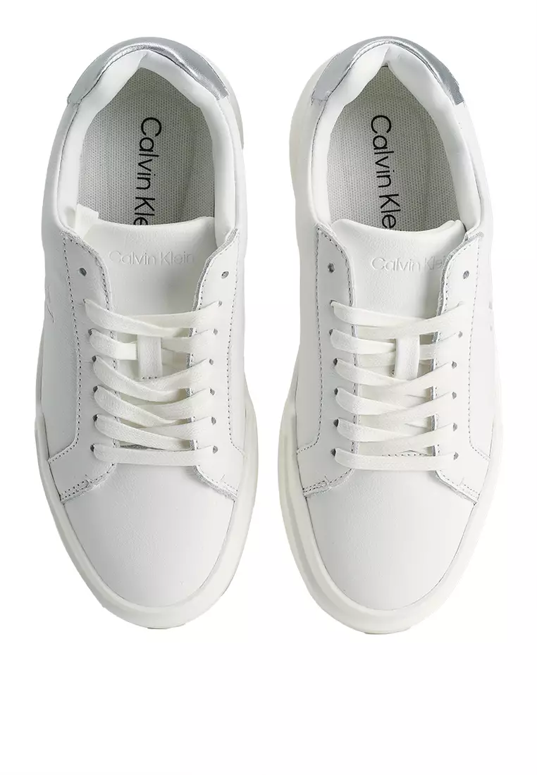 Chunky Cupsole Leather Metallic Shoes - Calvin Klein Jeans