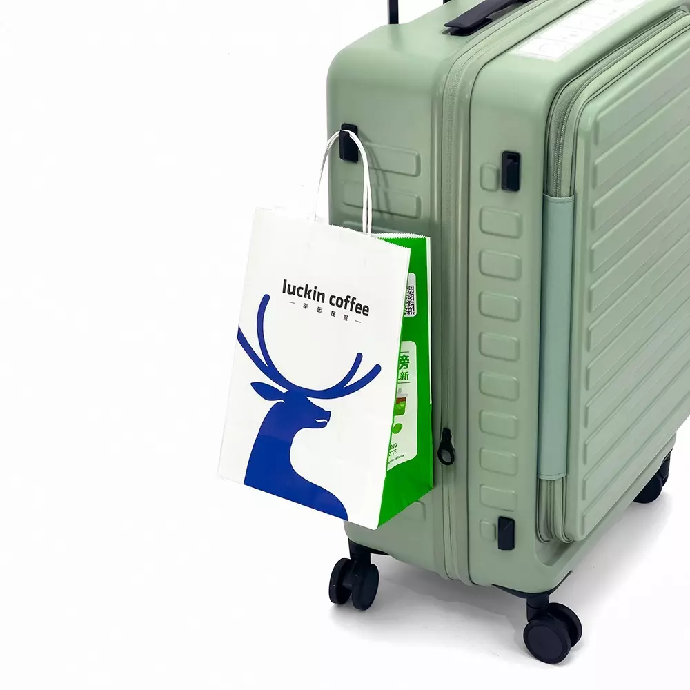 Navy Club Iconic Koper Hardcase - Koper PC 4 Roda Putar TSA Lock - Size 20 Inch Free Cover Koper