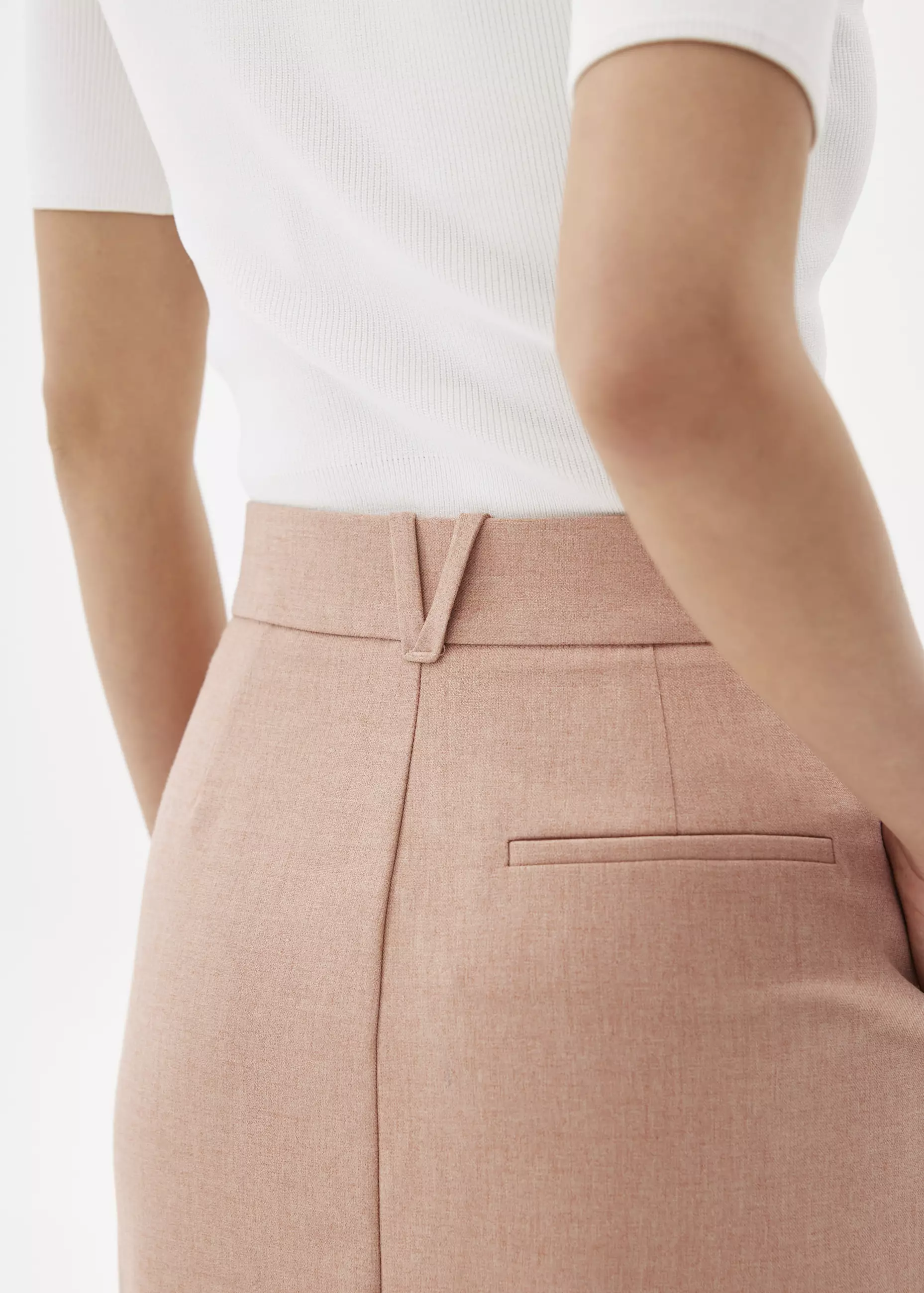 Rok Wanita - Iman Tailored Column Midi Skirt