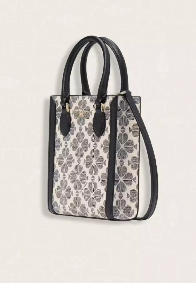 Kate Spade Signature Spade Flower Mini Tote Black Multi