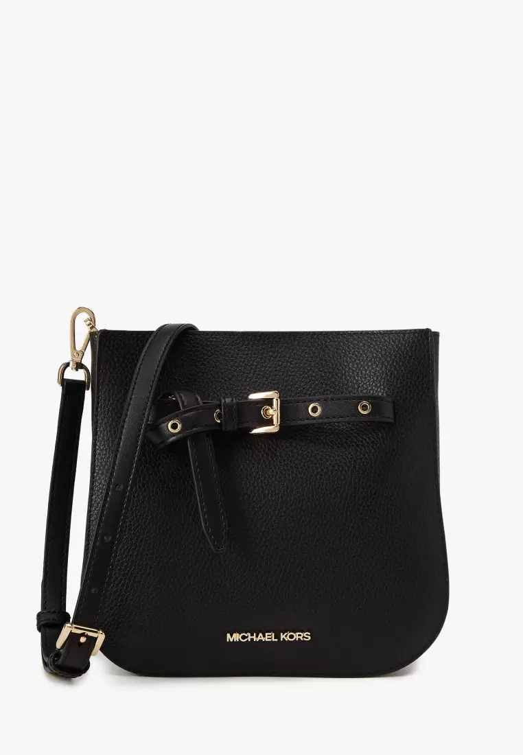 Buy MICHAEL KORS Emilia Medium Leather Crossbody Bag Online