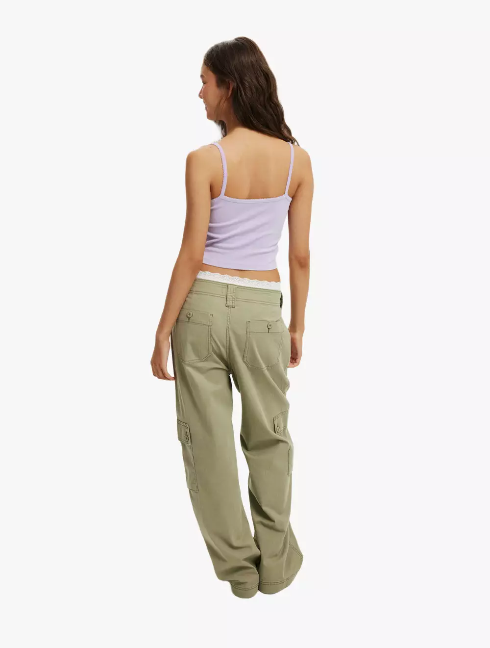 Cotton On - Atasan - 90S Lcn Graphic Strappy Cami - Lcn Mat Polly Pocket Girl/ Pastel Lilac