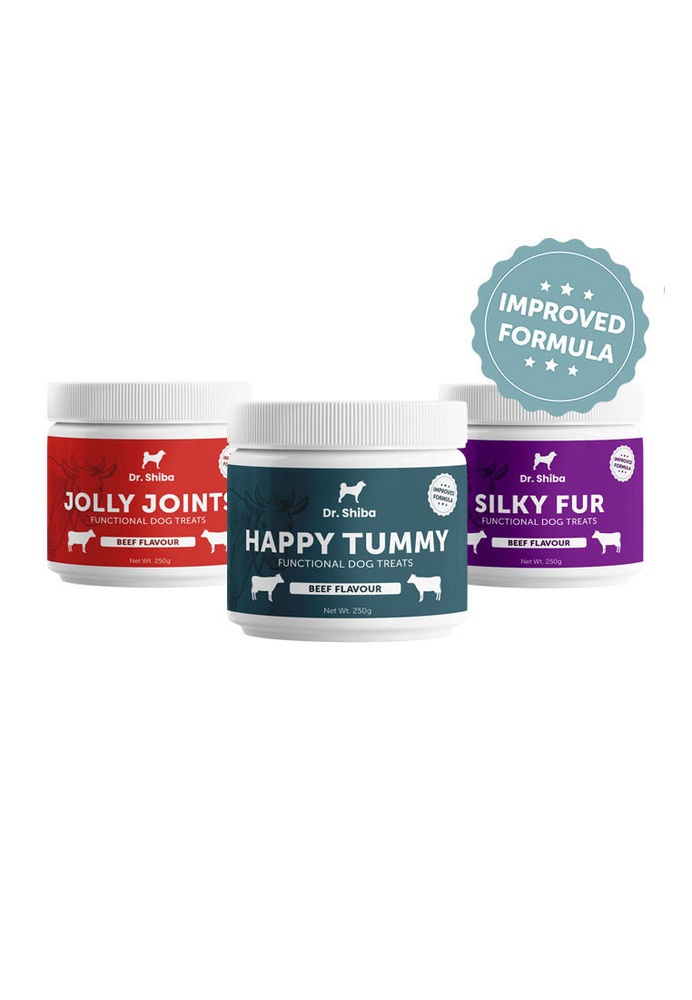 Dr. Shiba Dr Shiba Healthy Dog Treat Supplement Snacks For Pets Triple