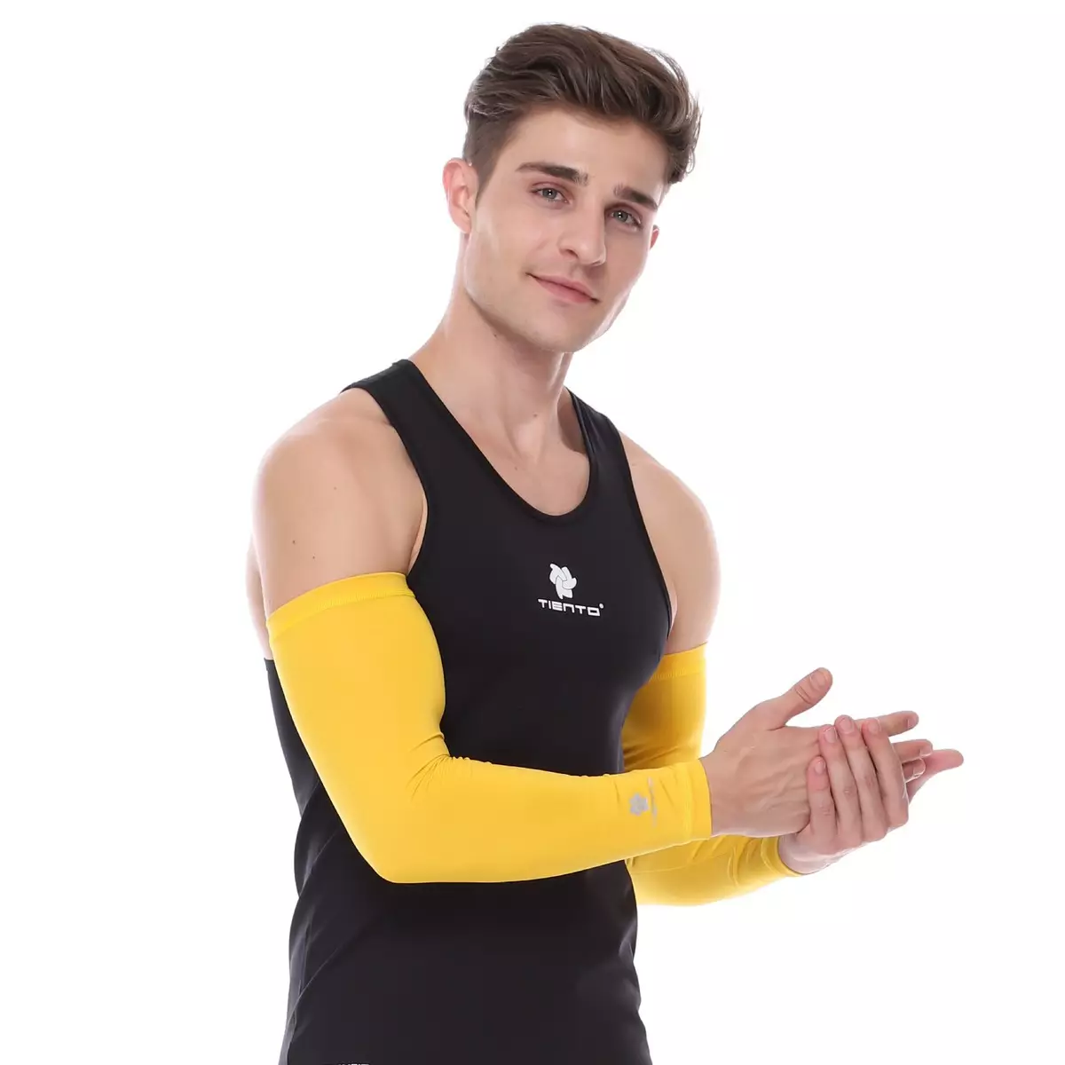 Manset Tangan / Hand Sleeve/ Arm Sleeve Yellow Men