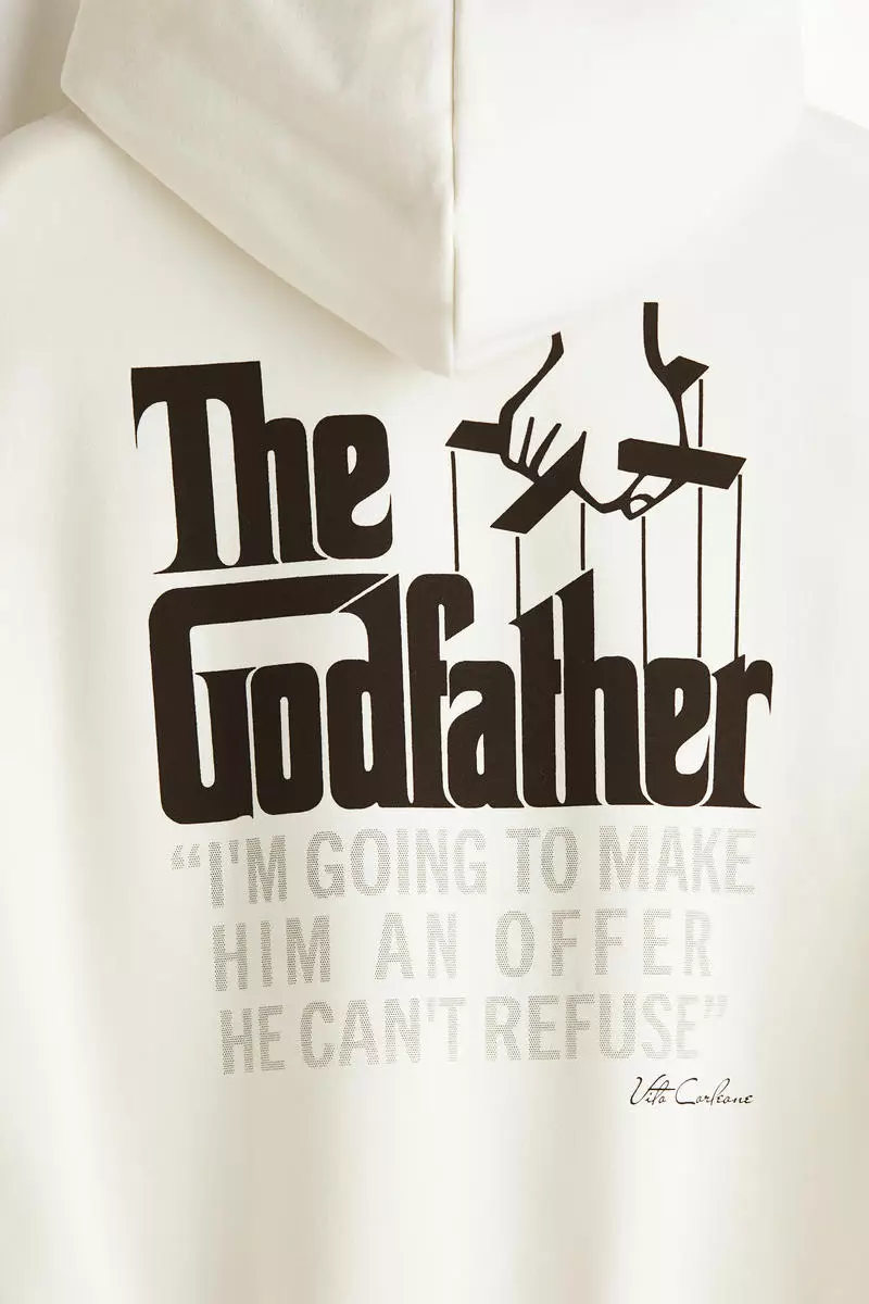 Loose Fit Printed hoodie