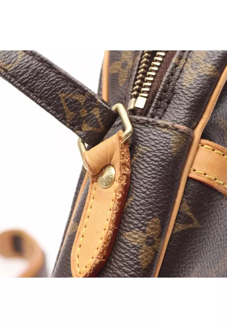 Pre-Loved Louis Vuitton Danube monogram Shoulder bag PVC leather Brown