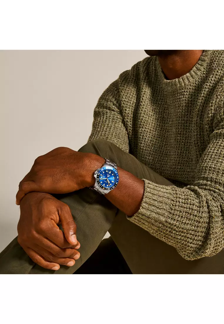 網上選購 Fossil Fossil Blue GMT Stainless Steel Watch FS5991 2025 系列 | ZALORA香港