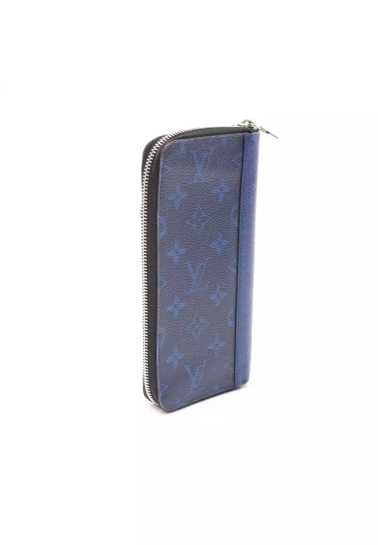 Zippy Wallet Vertical - Luxury Taigarama Blue