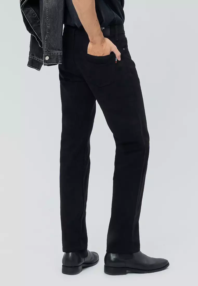 NEW MILAN BLACK Celana Panjang Jeans Colored Denim - Celana Panjang Colored Denim Pria