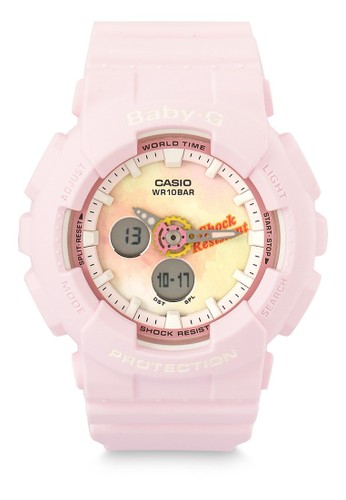 Jual Baby G Casio Baby G Jam Tangan Wanita Pink Resin Ba 120tg 4adr Original Zalora Indonesia