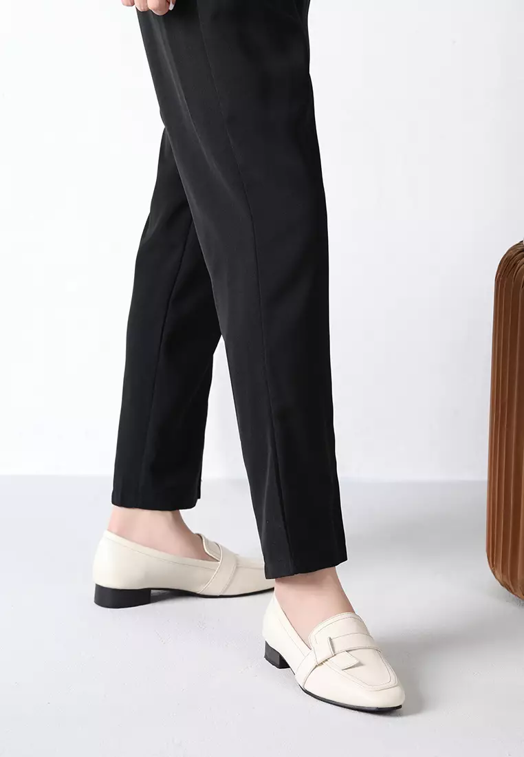 2.5CM Microfiber Leather Loafers TH925-6