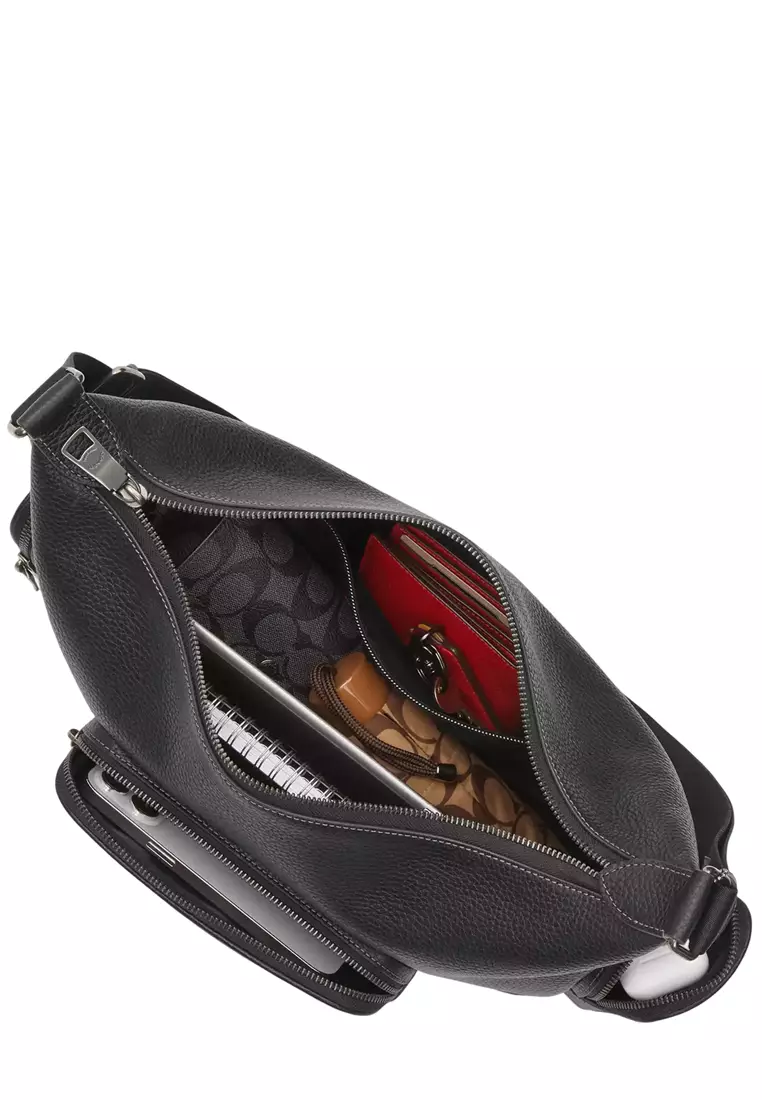 Finn Crossbody Bag With Pockets - Black CCG15