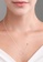 Majade Jewelry orange and silver MAJADE - Asymmetrical Sideway 925 Silver Orange Garnet Necklace A0D2AAC8005C6CGS_2