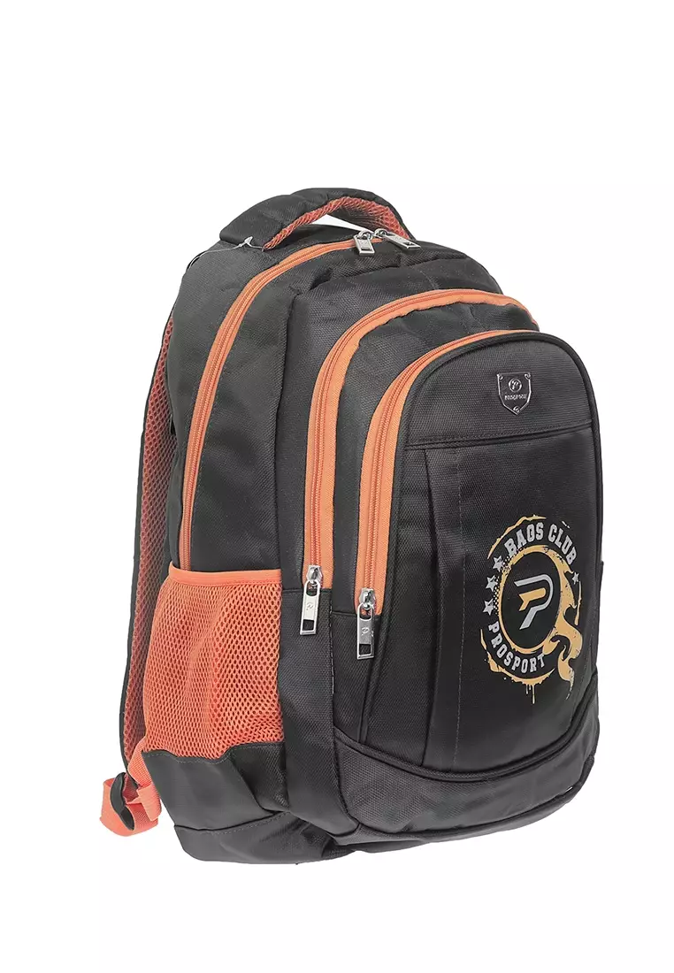 Backpack Prosport 2870-21 Grey Orange