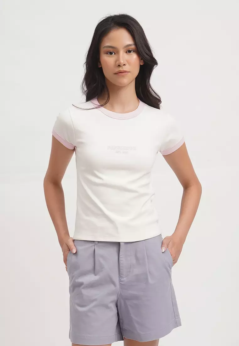 Buy Slim Fit Contrast Ringer TShirt 2024 Online