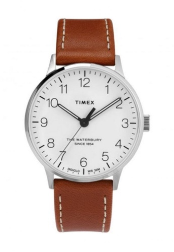TIMEX brown Timex The Waterbury (TW2T27500) F61F8AC2B59F89GS_1