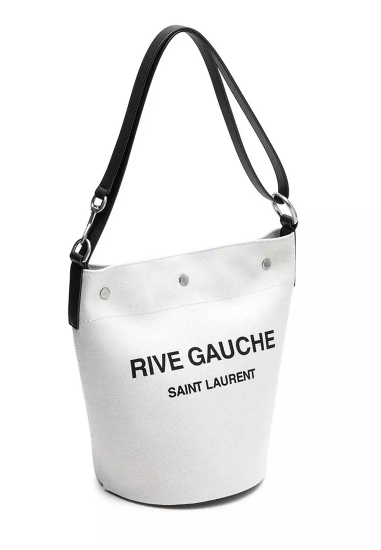 ショルダーバッグ SAINT LAURENT IVORY LEATHER RIVE DE GAUCHE BUCKET BAG SAINT LAURENT | Rive Gauche Bucket Bag | Unisex | Alabaster