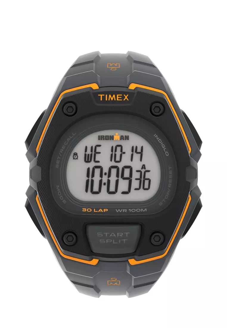 Buy TIMEX Ironman Classic 30 Full Gray Resin Digital Watch For Men