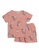 Milliot & Co. pink Gregry Girls Pyjama Set EF2CFKA0A3A14BGS_2