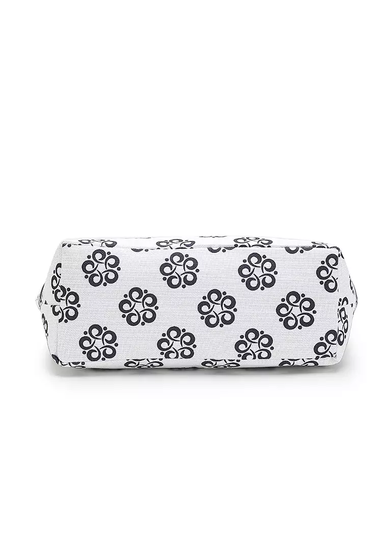 Women's Canvas Tote Bag / Shoulder Bag - White