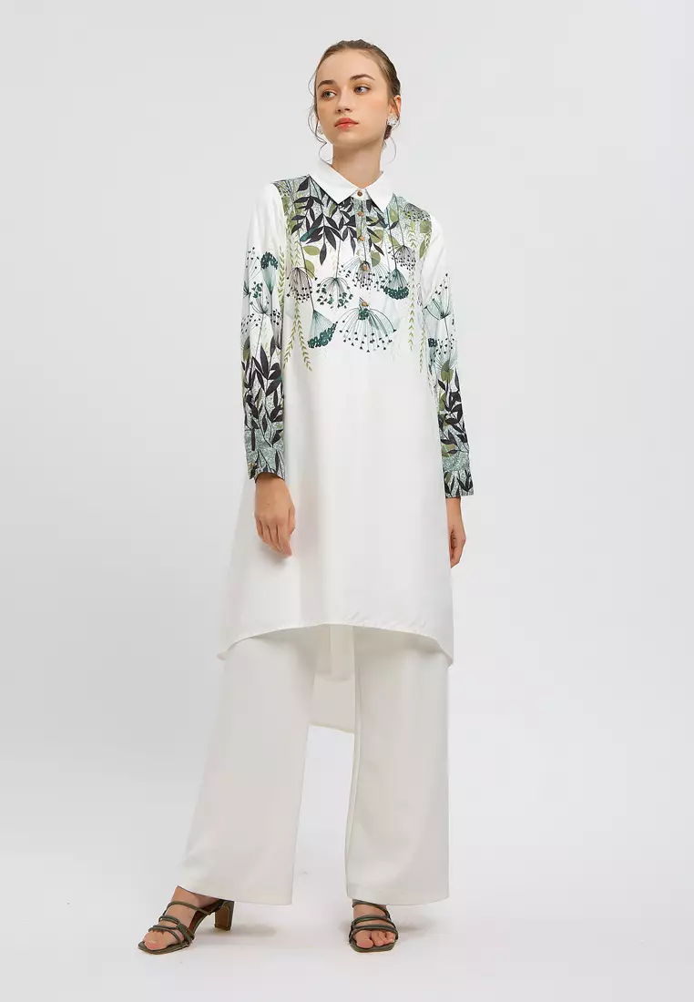 Minimal Tunic Asakura Topaz Green