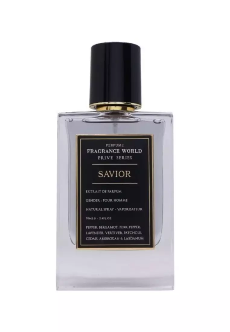 Fragrance World Prive Series Savior Man Extrait De Parfum - 70 ML (Parfum Pria)