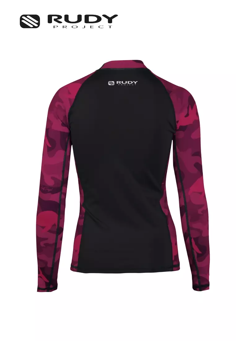 Riva Women's Long Sleeve Rash Guard - Fuschia