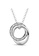 Krystal Couture gold KRYSTAL COUTURE White Gold Triple Interlocking Ring White Pendant Necklace Embellished with Swarovski® Crystals A7CF9AC2405230GS_1
