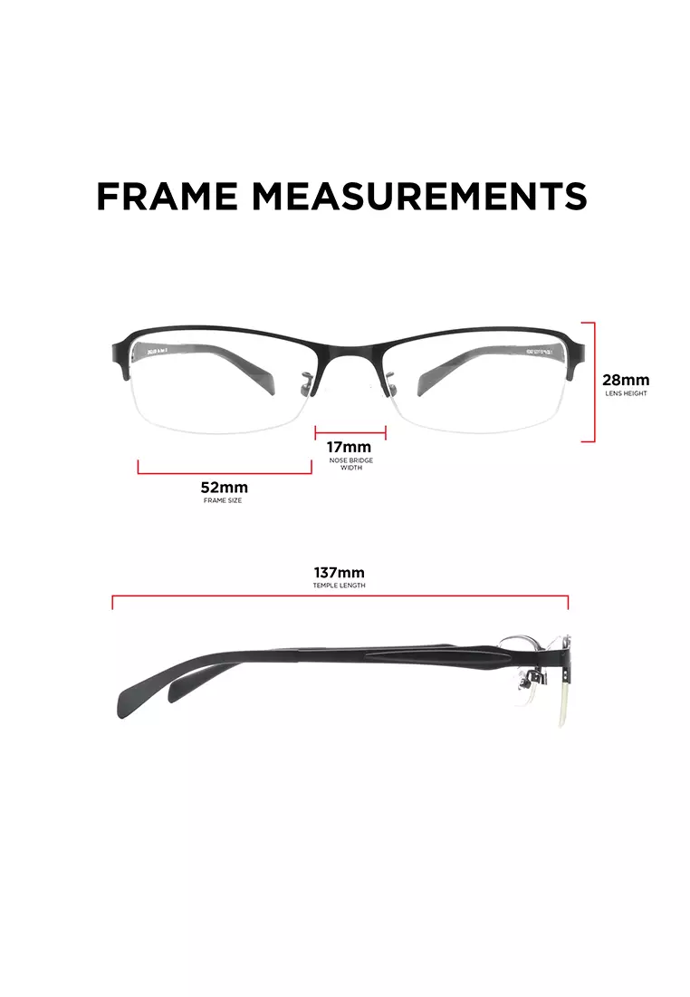 3027 Metal (C4-Purple) Anti-Radiation Computer Eyeglasses for Men/Women