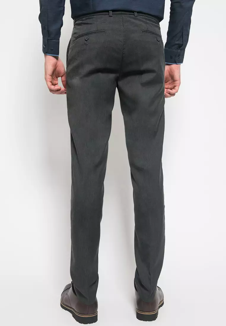 Johnwin - Celana Formal - Abu - Slim Fit - F.964.010.103.C