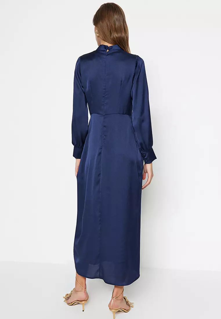 MODEST Mock Neck Maxi Dress