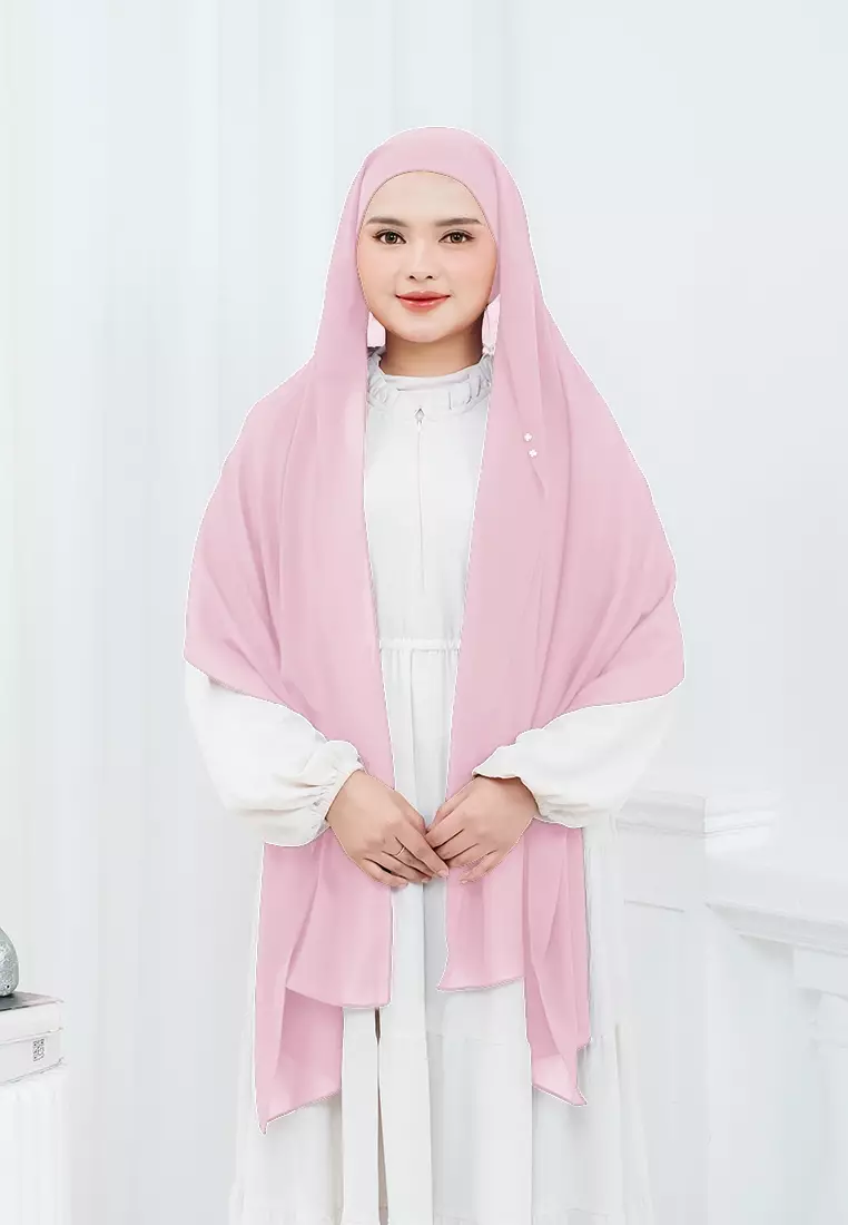 HIJAB INSTAN ELENA - BABY PINK
