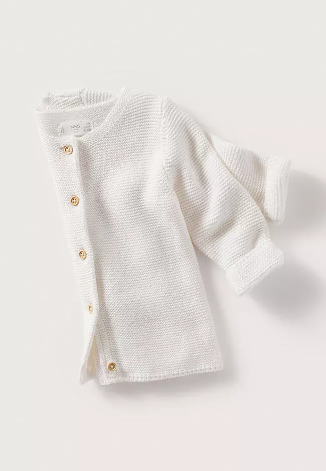 Buttoned Cotton Cardigan