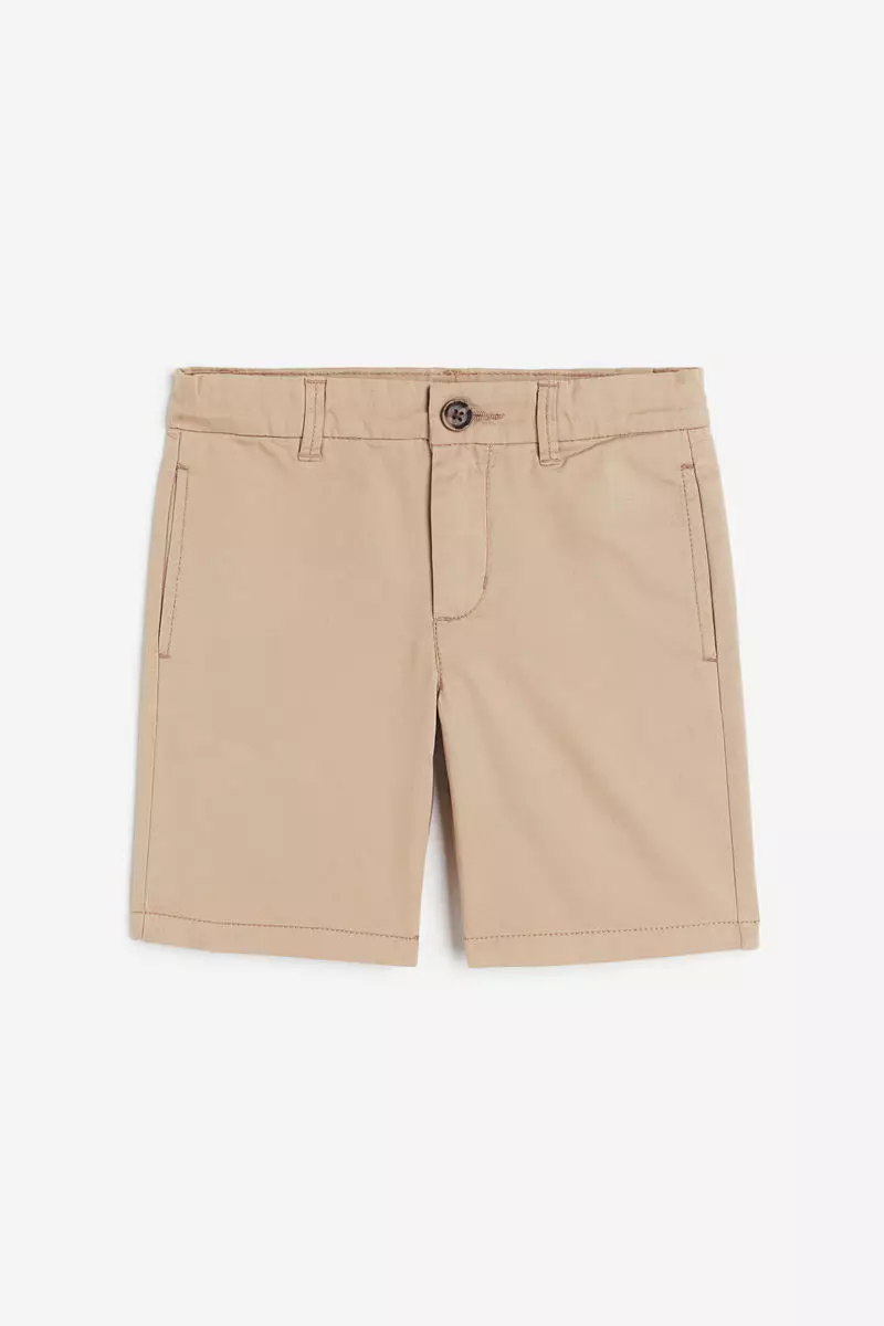 Cotton chino shorts
