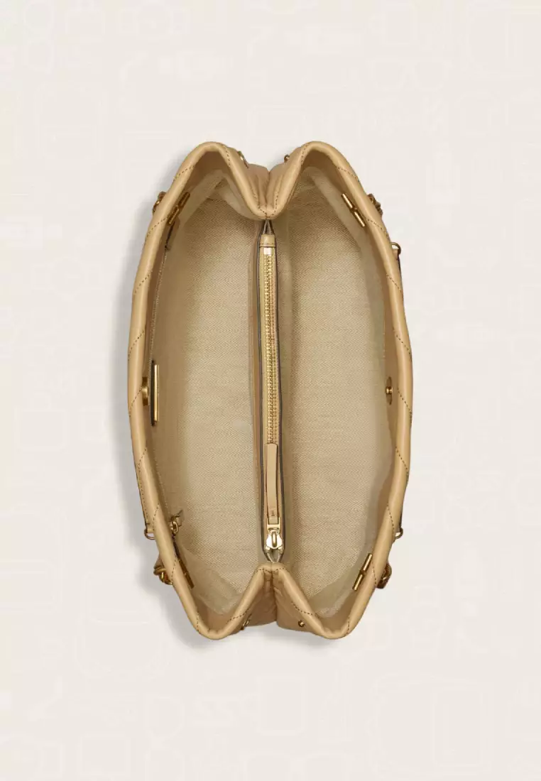 Tory Burch Kira Chevron Tote Desert Dune