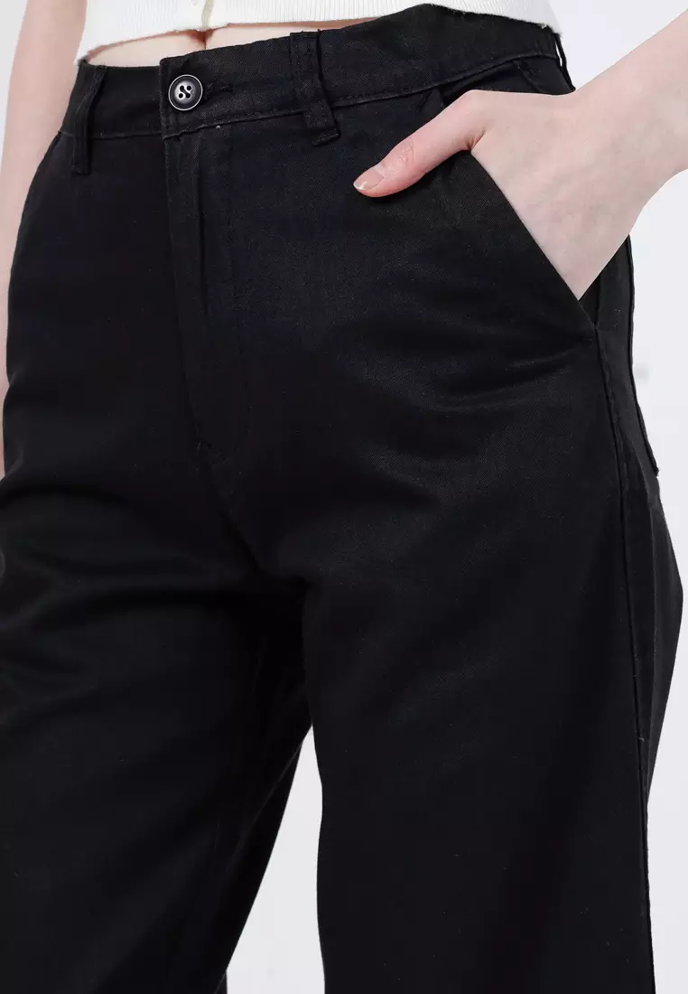 Wide Leg Chino Pants