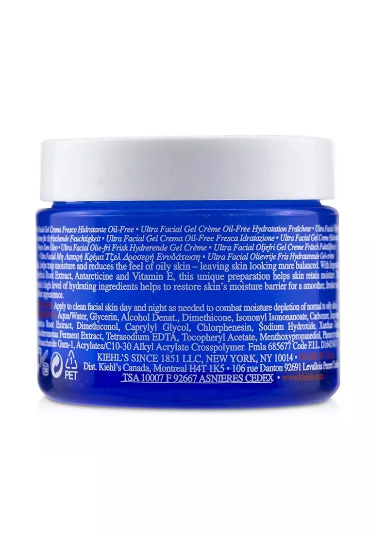 Kiehl's - Ultra Facial Oil-Free Gel Cream - For Normal To Oily Skin Types 50ml/1.7oz