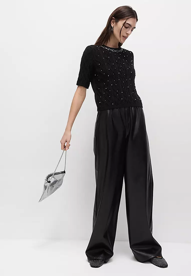 Mbellished Crew Neck Jumper