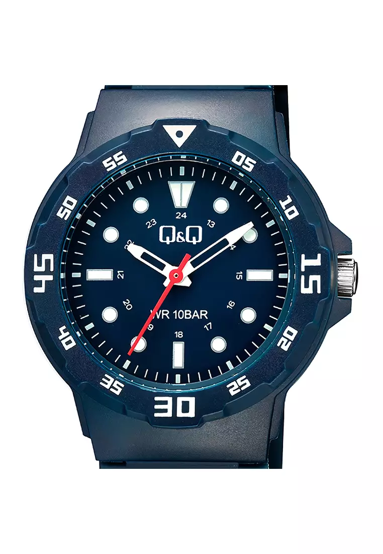 Jam Tangan Q&Q V07A-011VY - Resin Strap