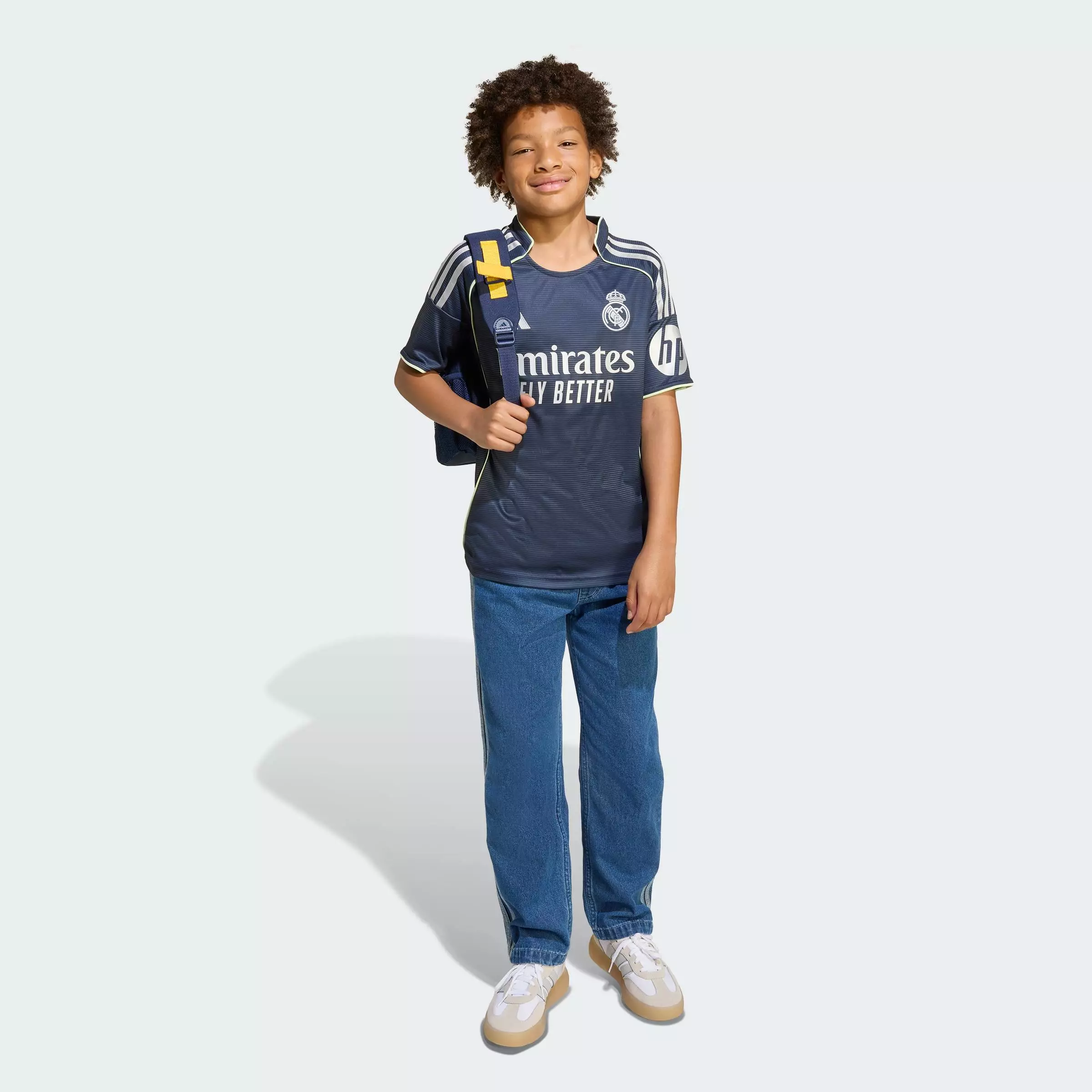 Football Real Madrid 25/26 Away Jersey Kids Unisex Blue JP3947